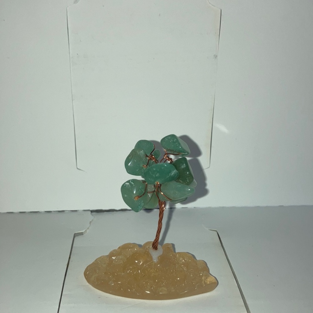 Green adventurine mini tree